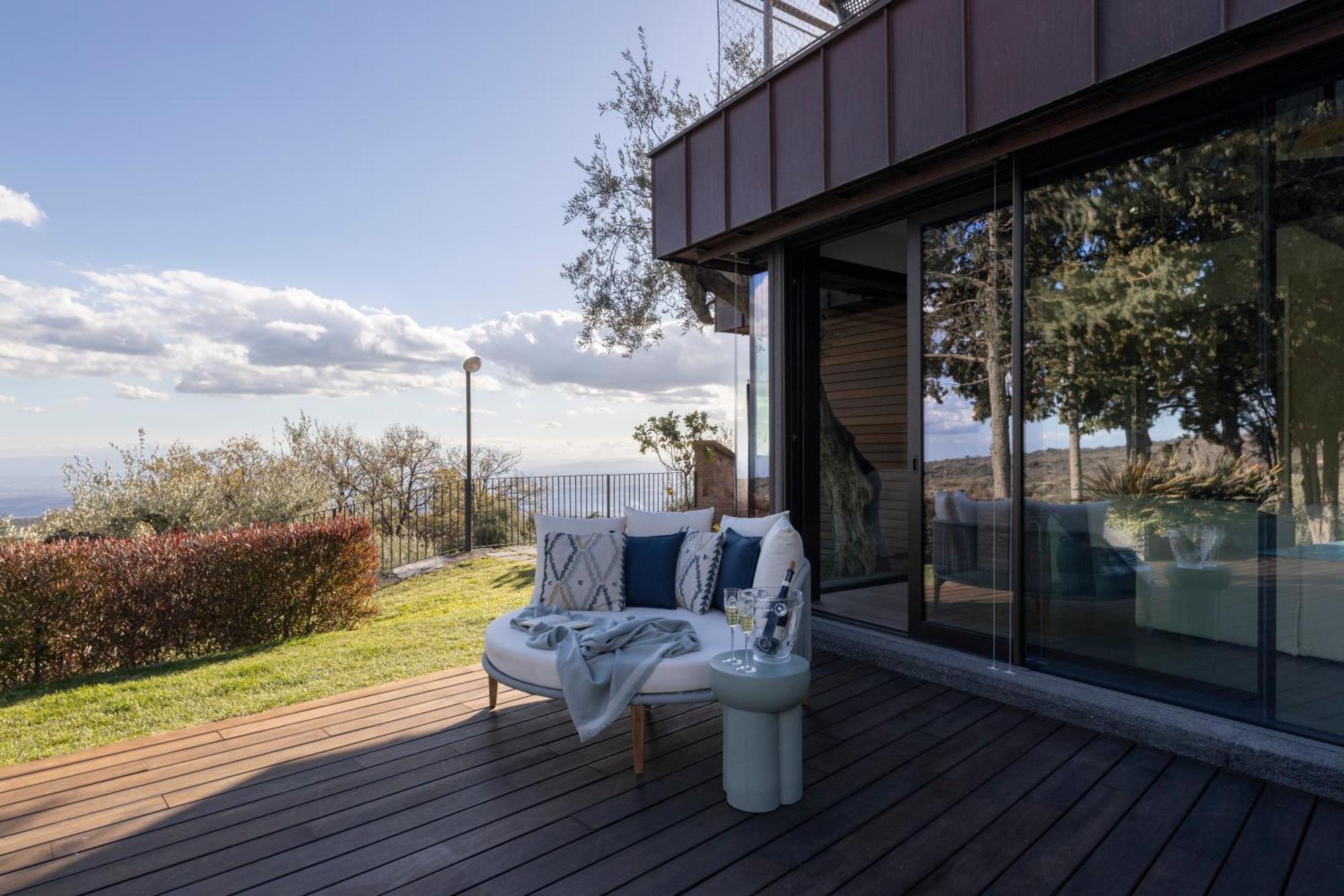 Scialaj Villa Di Lusso Sull'Etna Con Piscina E Vista Mare Ragalna Zewnętrze zdjęcie