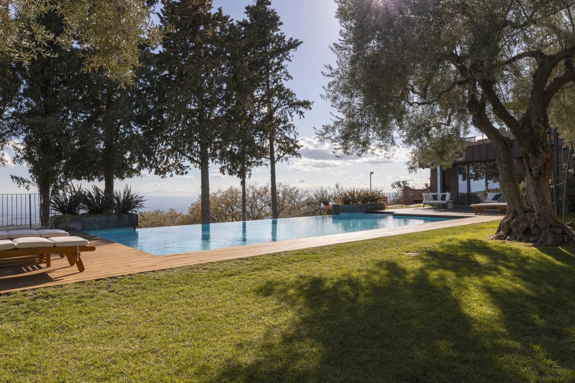 Scialaj Villa Di Lusso Sull'Etna Con Piscina E Vista Mare Ragalna Zewnętrze zdjęcie