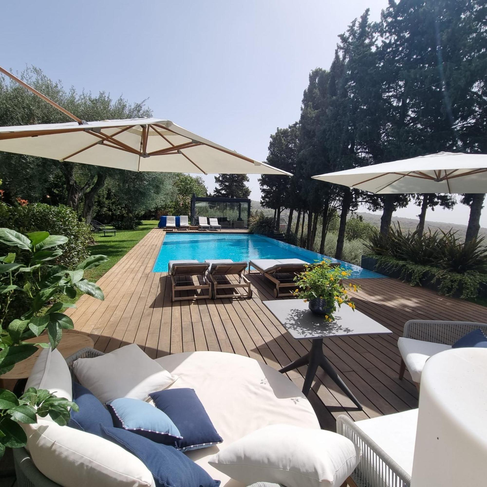 Scialaj Villa Di Lusso Sull'Etna Con Piscina E Vista Mare Ragalna Zewnętrze zdjęcie